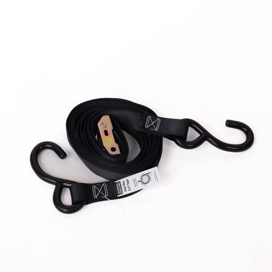 1" HD Cam buckle Strap with Vinyl S-Hooks 1"x 6'