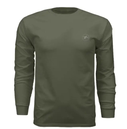 Chasin Migration Long Sleeve Green Logo Shirt